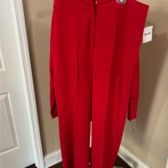 Zac & Rachel Vibrant Red Women's Blazer Suit - Picture 4 of 5
